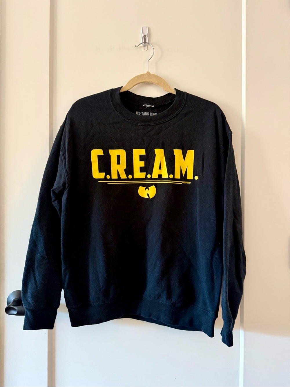 C.R.E.A.M. Black Crewneck Sweatshirt